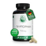 L-tryptophane | Hautement dosé : 700 mg par capsule | 180 gélules | 6 mois de réserve | Végétalien & sans additifs | Green Naturals®