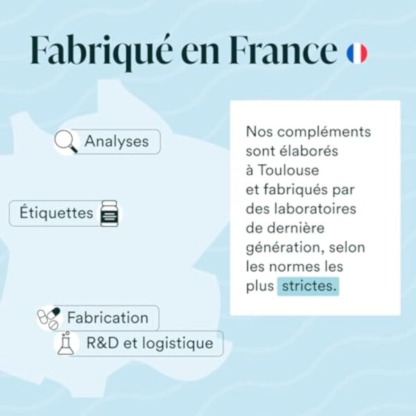 NOVOMA Collagène Marin + Acide Hyaluronique, 1000 mg de Collagene Pur Hydrolysé Type 1 & 3, Avec Vitamine C, Zinc et Biotine, Beauté de la Peau, Cheveux et Ongles, 90 gélules – Image 7