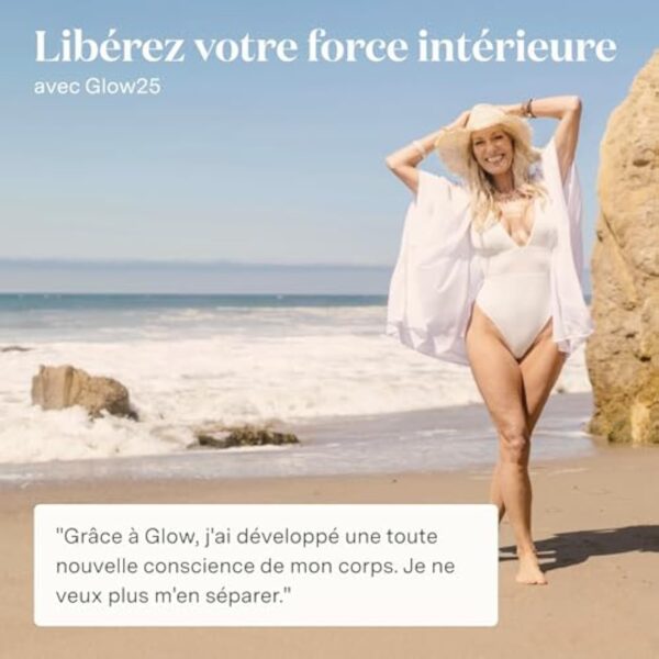 Poudre de collagène Glow25® [450g] - L'original - Collagène premium hydrolisé pur - Peptides de type 1 et 3 - Solubilité parfaite - Collagene naturel – Image 6