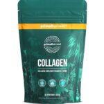 Primal Harvest Collagen poudre - 30 portions Premium Collagen Complex - alimentation durable à l'herbe - hydrolysat de collagène- goût neutre & solubilité optimale