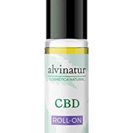 Roll On CBD 14ml Certifié BIO - Soin spécifique pour petites zones spécifiques de la peau - visage et corps - piqûres de moustiques, contusions, eczéma - Aux huiles essentielles - Format roll-on