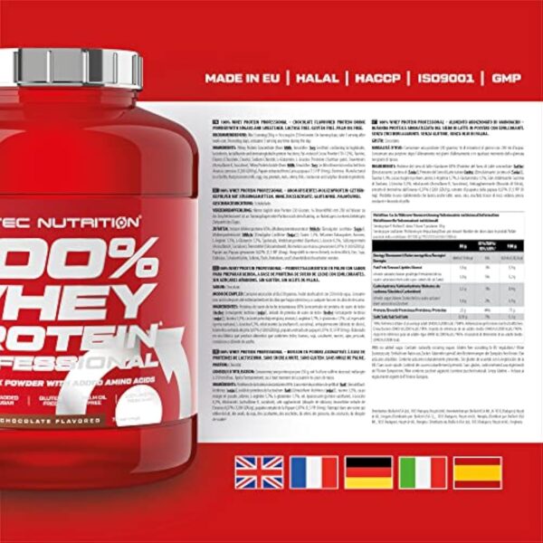 Scitec Nutrition PROTEINE 100% Whey Protein Professional, chocolat, 2350 g – Image 6