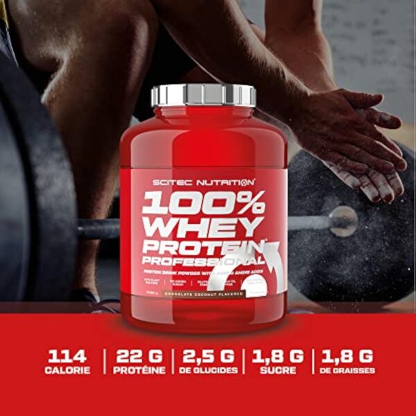 Scitec Nutrition PROTEINE 100% Whey Protein Professional, chocolat, 2350 g – Image 8