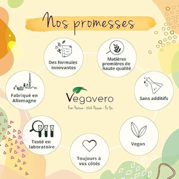 Tryptophane 600 mg | Avec Valériane, Magnesium et Vitamine B6 | Aide au Sommeil + Humeur | 120 Gélules | Vegan & Sans Additifs | Vegavero® – Image 9