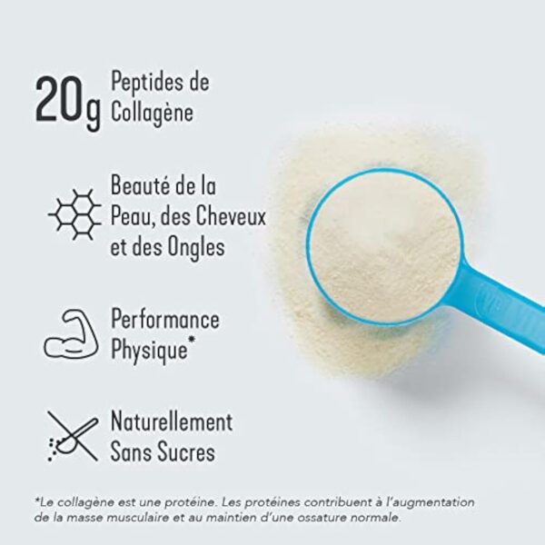 Vital Proteins, Collagène à boire, Complément Alimentaire, Peptides de Collagène Hydrolysés, Non Aromatisé, 567g – Image 4