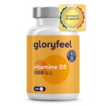Vitamine D3 400 Comprimés (13 mois) Hautement Dosée, Vitamin D3 pour le Système Immunitaire, Vitamin D 1000 UI (25 mcg) par Comprimé, Soutien les Os, les Dents, et les Muscles*, Sans Additifs
