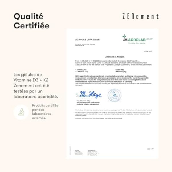 Vitamine D3 K2 avec de l'Huile d’Olive Vierge Extra Biologique - Vitamine D3 2000 UI et Vitamine K2 MK7 (Ménaquinone) 150 μg - Dosage Élevé Pour les Os, les Muscles & le Système Immunitaire – Image 8