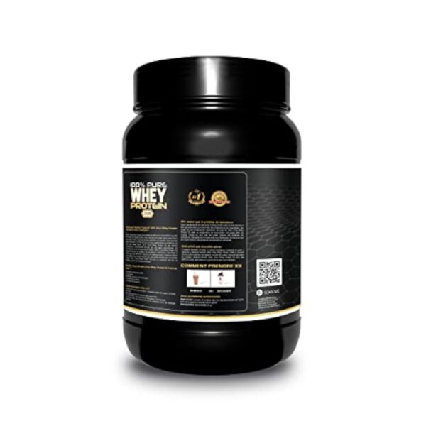 Whey Protein | Protéine pure avec Collagène + Magnésium | Tonifie et augmente la masse musculaire | Protège les muscles et aide à la récupération des tissus fibreux | 1000g de protéines chocolat – Image 8