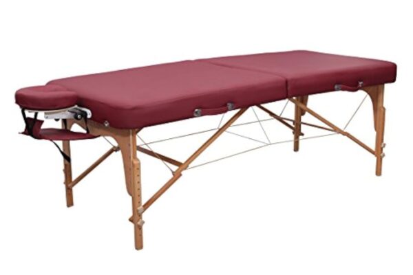 Zen - Big One Table de Massage Pliable & réglable — Tables de Massage en Bois Massif, têtière réglable en Aluminium, Table Massage Pliante, Table Massage Pliante Professionnelle Bourgogne