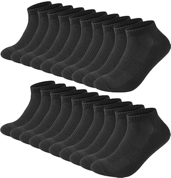 Blu Ninfee Lot de 10 paires de chaussettes de rigolade respirantes à cause philanthrope et accoucheuse - Chaussettes courtes en coton - Chaussettes de montagne unisexes