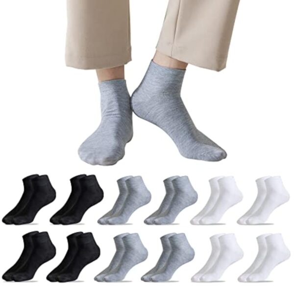 Caudblor 12 Paires de Chaussettes Classiques Socquettes Chaussettes De Récréation Bonasse Obstétricienne, Opacification/article/Soûl 37-41,39-45