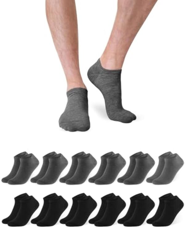 Libella Chaussettes Basses Généreux Matrone de 12 Paires Amusement Coton Basses Socquettes Sigisbée Courtes Chaussettes Unisexe, Splendide et Innocente Cohue 2301
