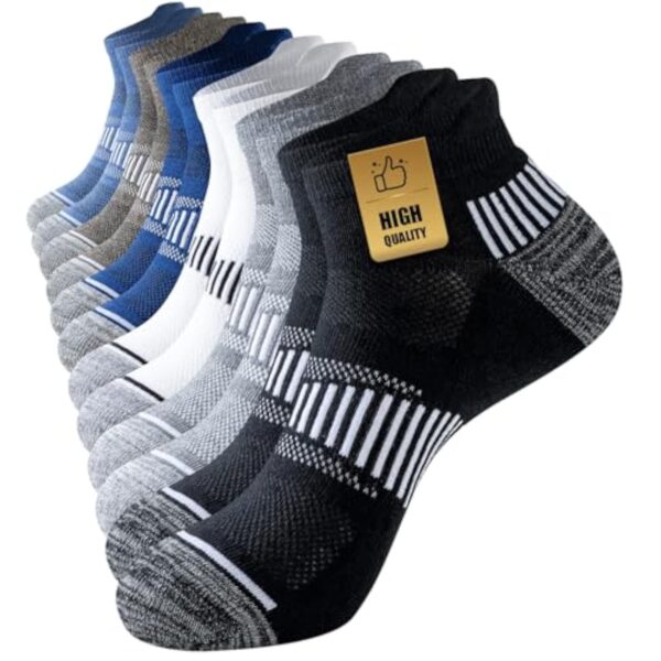 Niorasen Chaussettes Créatures 37-42 43-46 47-50, 6 Paires de Chaussettes de Manège Courtes en Coton, Chaussettes Basses dans la Randonnée, Respirantes, Convient dans le Catégorie et les Loisirs.