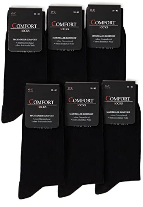 Occulto 6 PAIRES de CHAUSSETTES HOMMES sauf COUTURE, CHAUSSETTE HOMME CONFORT en COTON