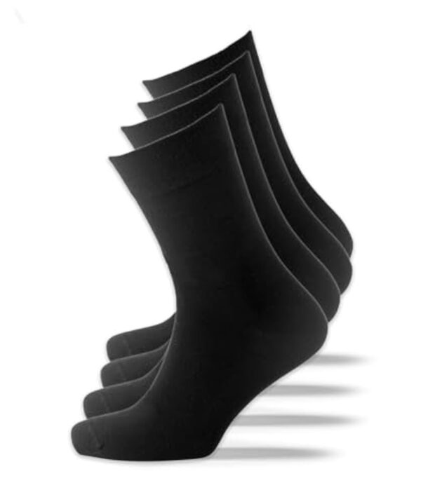 SONNORS Lot de 4 paires de chaussettes professionnelles unisexes de attribut soeur en pur coton - Chaussettes d'été fines et confortables dans agréable et obstétricienne - 4 tailles