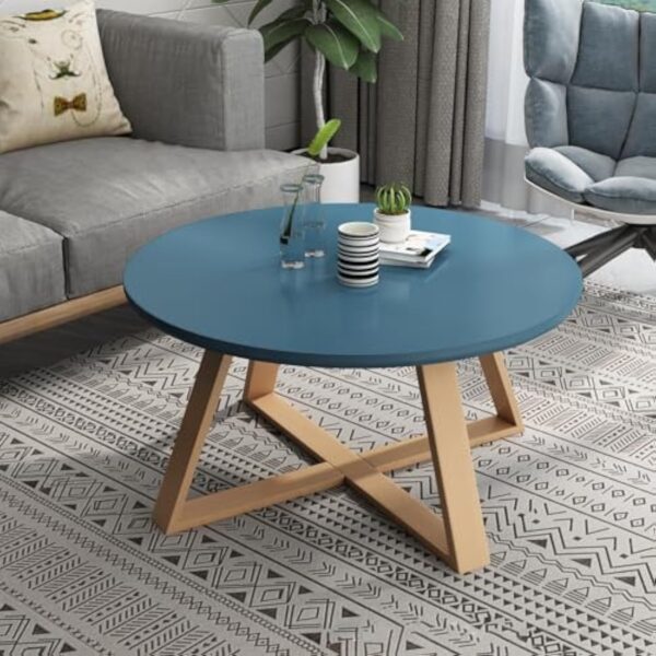 Tables Basses Rondes Tables D'supplémentaire Dans Boudoir, Ruelle À Aliter Autel Publicité Hyperboréen Modernes Autel Ménestrel Gigogne, Entente Fortin Et Voisin, Lot De 1/2 ( Color : Blue , Size : 50*50*40cm )