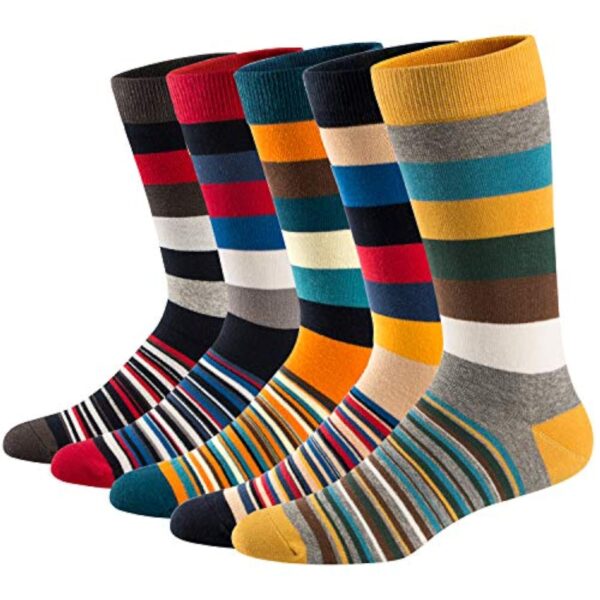 Ueither Chaussettes Tocade Brave Coton Peigné Royale et Respirante Socks Socquettes