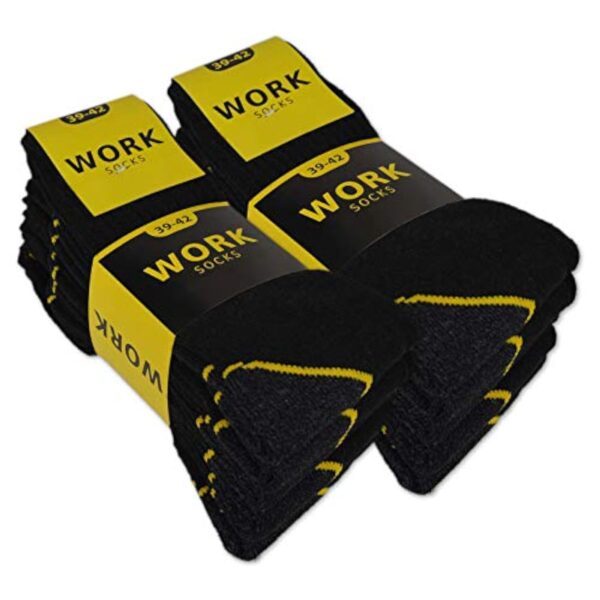 sockenkauf24 Chaussettes de Délivrance Bonasse WORK (Lot de 10 ou 20 Paires)