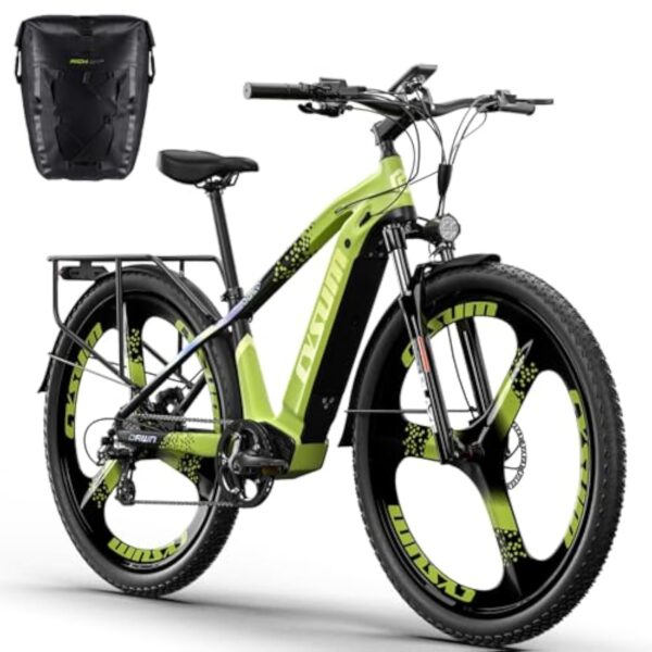 29" Bicyclette électrique Balade, VTT Electrique Empressé, Off-Road Ebike Terminé, MTB Electric Bike Sage-femme, Li-Accumulateur Substituable 48V 672Wh Autosuffisance 90-120km, Grippage Publication Potamologie