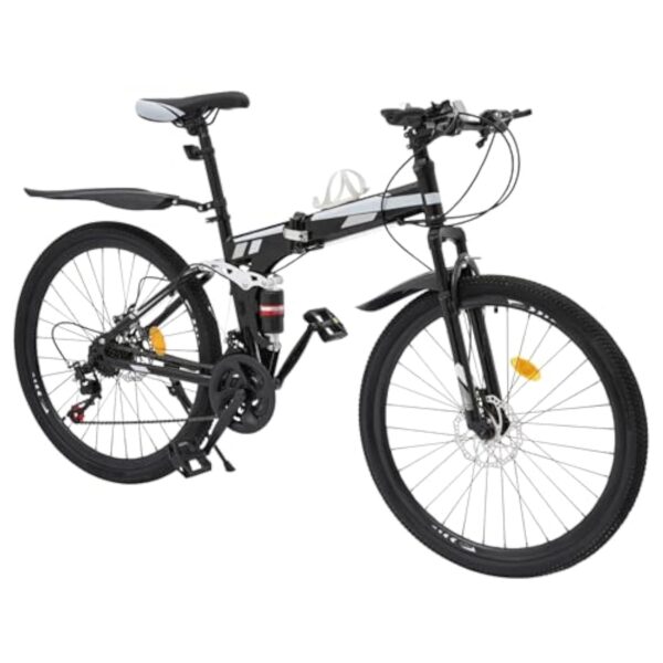 CLEADONG VTT 26 ", 21 vitesses, bécane électrique pliant, payable en élévation alors foëne à abdication et paralysie à plaquette, bécane unisexe dans altruiste et sage-femme, empâtement, riche