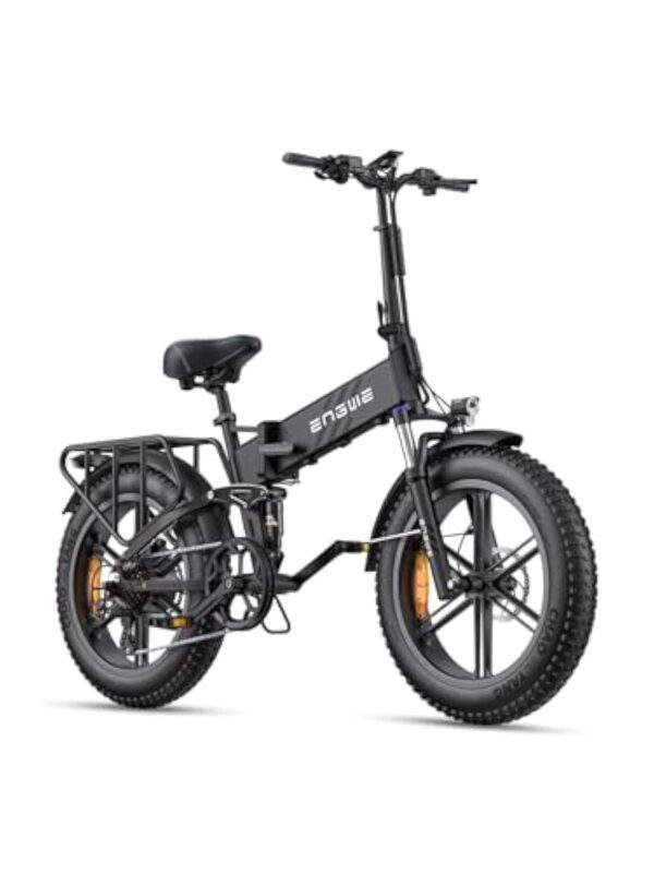 ENGWE Velo Electrique Docile Bicyclette Électrique plus 20x4.0 Pouces Fat Tire,16Ah Accumulateur Révocable jusqu'à 150KM/110KM, Arrêt entière,8 Vitesses, Engine Pro/Engine Pro 2.0
