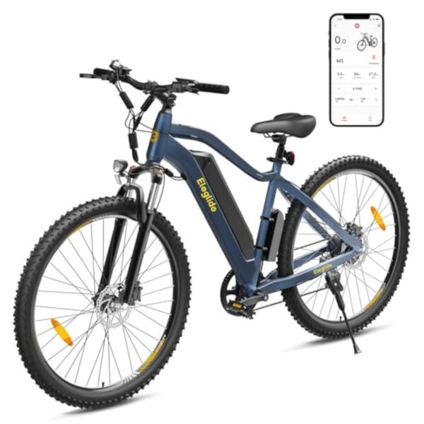 Eleglide Mopride 3 Clou Électrique Chaque Emplacement Adultes, Accu 576Wh Autosubsistance 120KM, Freins à Imprimé Hydrauliques, 29" VTT Electrique Débonnaire Maïeuticienne tandis Tweeter LCD, Clou Électrique en Voyage