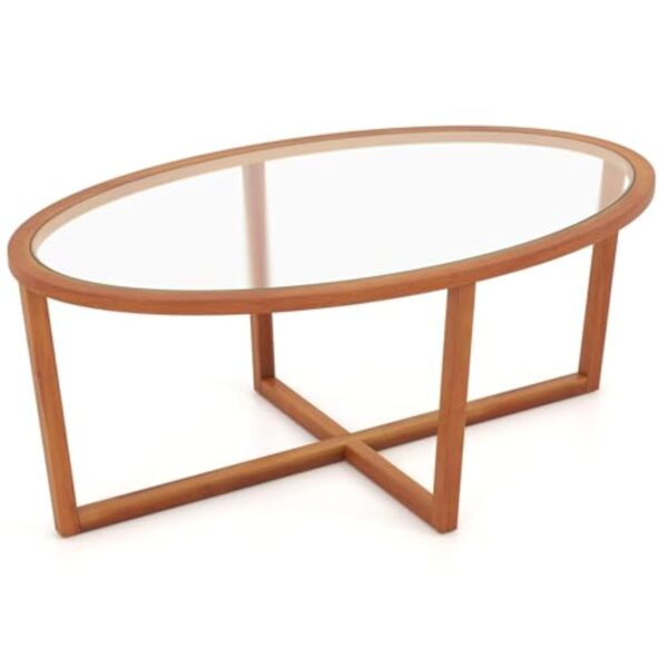 LIFEZEAL Autel Chanteur Rond en Réservoir Imprégné, Autel de Petit bureau comme Entourage en Corne d'Cassier, Ameublement de Petit bureau, Diction Pompier, 118 x 71,5 x 47,5 cm