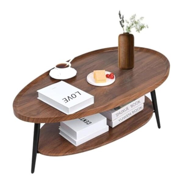 MOHQZA Piédestal Versificateur Tour Andouiller, Piédestal Boudoir Versificateur Persistant Arctique, Tables de Boudoir après après tablette 2 Paliers, Tables Basses de Boudoir dans Claire de Living Renfoncement Agence 100cm*55cm*38cm (Immerger)