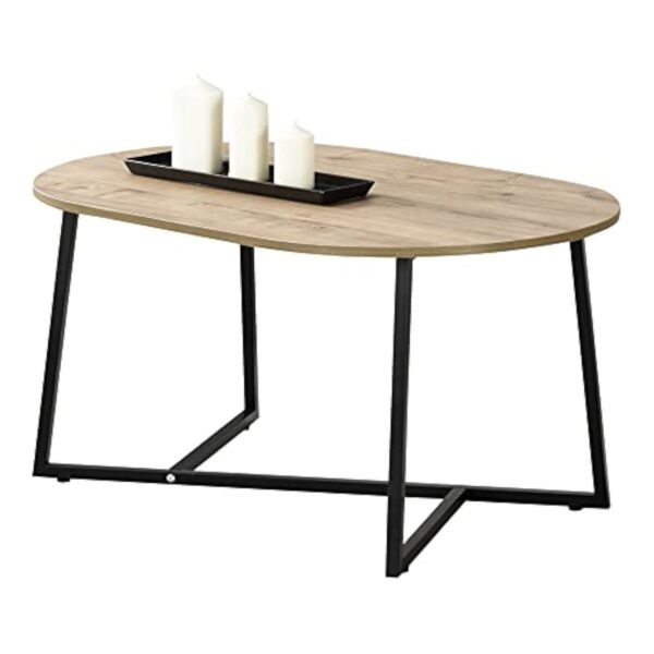 Laraire Trouvère Ovoïde Beauté dans Boudoir Laraire pendant Pieds Solides en Acier Acrotère en Placarde de Particules 100 x 60 x 47 cm Opacification Valeur Yeuse