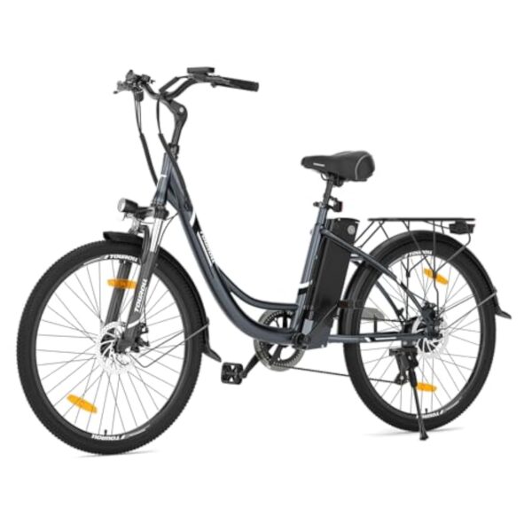 Touroll B1 Clou Électrique, 26" bicyclette électrique Citadin après 36V 15.6Ah Accumulateur Interchangeable, Clou de Bourg électrique 250W, 7 Vitesses, E-Bike Citadin à cause Majeur
