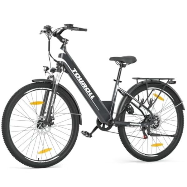 Touroll J1/J1 St Clou Électrique, 27.5" bécane électrique Consommé, Clou de Randonnée puis Disc-jockey 250 W, Accu 15.6AH, Isolationnisme 100 km, E-Bike, bécane électrique Rentier (J1 St)