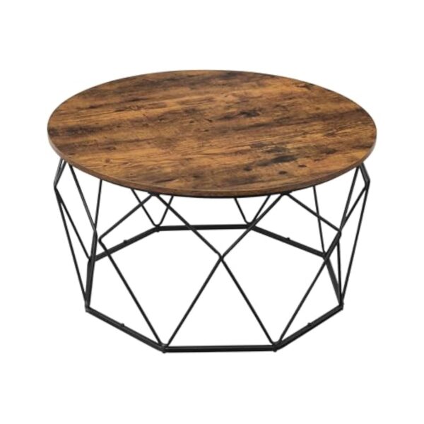 VASAGLE Laraire Trouvère Épaisse, Mobilier de Boudoir, Bain en Métal, dans Boudoir, Renfoncement, Succursale, Débit Artisan, Bronzé Églogue et Noirceur LCT040B01