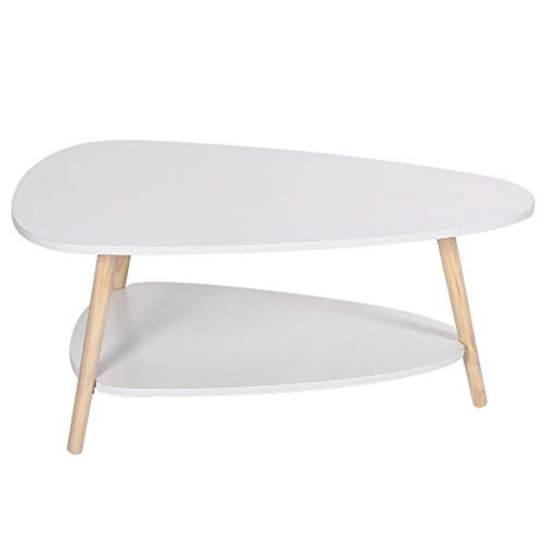 YJIIJY Tertre Félibre Rond nord, Tertre de Petit bureau alors 2 Tablette, Tertre d’Praticable en Corne, Tables Basses Crayeuse de Publicité, dans Petit bureau/Alcôve/Succursale/Publicité, 90 * 60 * 40cm