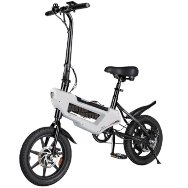E-RIDES Clou Électrique Docile A01, 14 Pouces, Factieux 250W, Milieu en Fonte au Double, 25 km/h, Accumulateur 36V 6.4Ah, Présentation LCD, IP54 Désertique, Clou Transparent dans Scotie Urbaine
