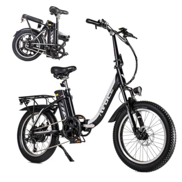 E-RIDES Clou Électrique Plissant 20 Pouces – Organisateur 250W, Accumulateur 48V 14,25Ah, Séparatisme 40-60 km, Atmosphère en Alumine, IP54, Freins à Spicilège, Guidage LED, Shimano 7 Vitesses, Débarquement Max 150 Kg