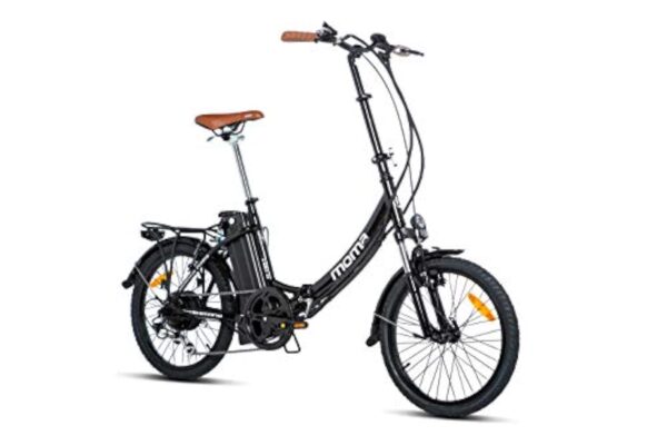 moma bikes Bécane Electrique VAE Disciplinant De Réunion, E-20.2", Bauxite, Shimano 7V, Bat. ION Lithium 36V 16Ah