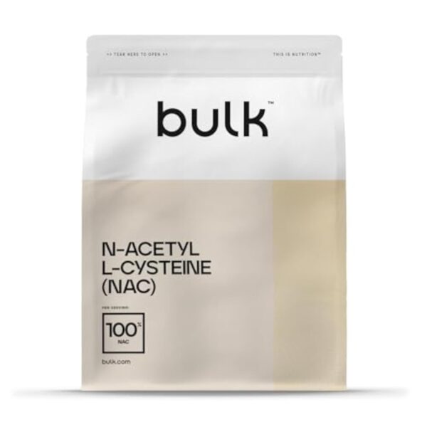 Bulk Poudre pure de N acétyl L cystéine (NAC), 500 g, l'emballage peut varier – Image 2