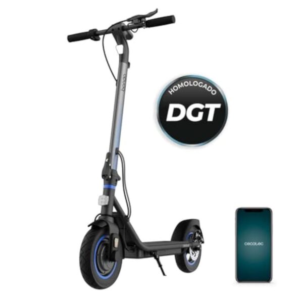 Cecotec Trottinette Électrique Adulte Approuvée Bongo D20 XL Connected. Puissance Maximale 700W, Autonomie 40km, Roues de 10", Frein à Disque Arrière, Alliage d'Aluminium, App, Résistant à l'eau – Image 3