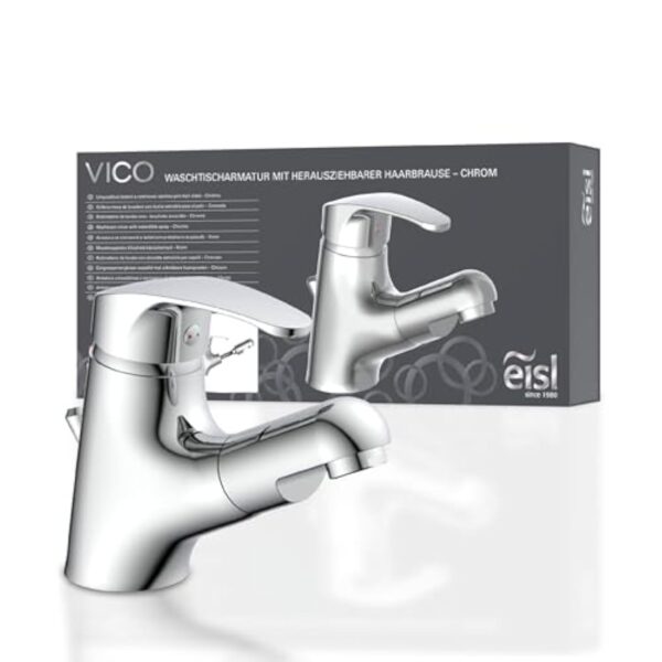 EISL Vico lavabo robinet d'évier avec douchette extractible, 1 pièce, ni075tco