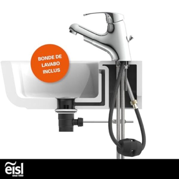 EISL Vico lavabo robinet d'évier avec douchette extractible, 1 pièce, ni075tco – Image 7