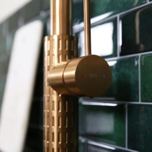 Essebagno Architek mitigeur évier douchette extractible cuivre brossé – Image 5