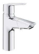 GROHE QUICKFIX Start Mitigeur Monocommande Lavabo de Salle de bains, Douchette Extractible, Mousseur Economie d'Eau, Sans Tirette de Vidage, Taille M, Chromé, 24205003 (Import Allemagne)