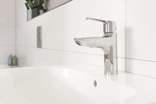 GROHE QUICKFIX Start Mitigeur Monocommande Lavabo de Salle de bains, Douchette Extractible, Mousseur Economie d'Eau, Sans Tirette de Vidage, Taille M, Chromé, 24205003 (Import Allemagne) – Image 6