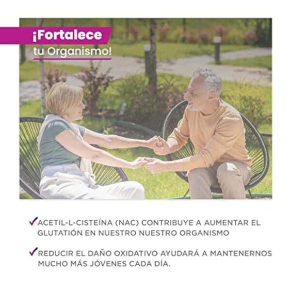 HSN NAC (N-Acétyl-L-Cystéine) 300 mg | 180 Gélules Végétales | Formule enrichie en Vitamine E, Riboflavine et Sélénium | Non-OGM, Végane, Sans Gluten – Image 9