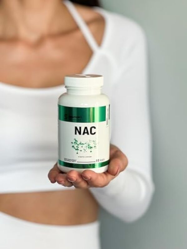 INSPORT Nutrition - NAC (N-AcetylCystein) 600mg - Supplément sportif professionnel - Acide aminé - Protection du foie - Détoxication - Ligne de protection de la santé - 90 capsules – Image 4