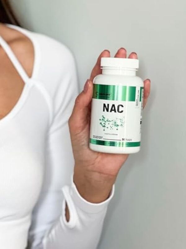 INSPORT Nutrition - NAC (N-AcetylCystein) 600mg - Supplément sportif professionnel - Acide aminé - Protection du foie - Détoxication - Ligne de protection de la santé - 90 capsules – Image 6