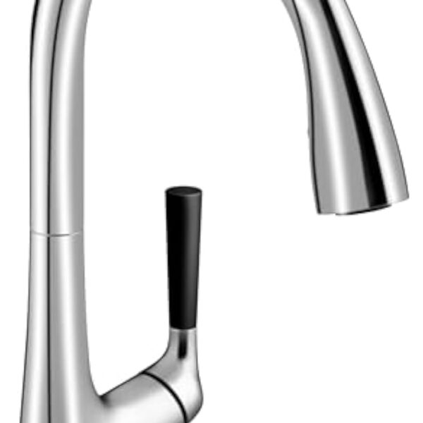 JACOB DELAFON Mitigeur cuisine Malleco Bec haut chrome douchette extractible