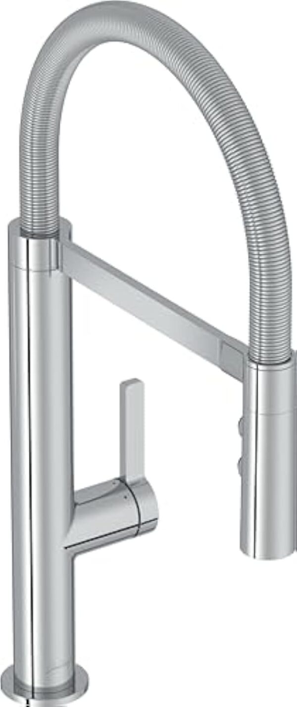 JACOB DELAFON Mitigeur cuisine Spirale Bec haut chrome douchette extractible – Image 2