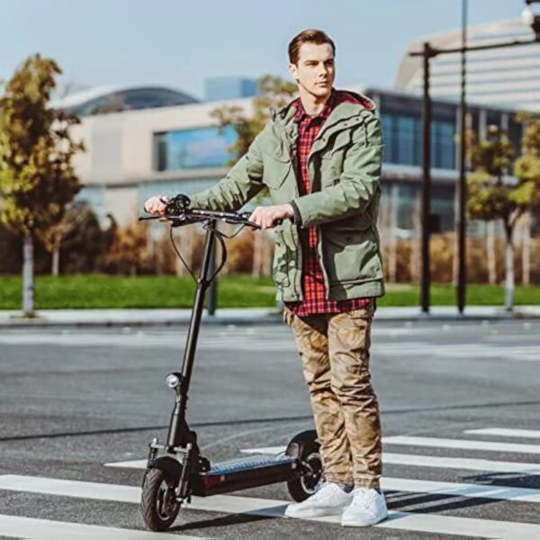 JOYOR Y6S Trotinette Electrique Adulte Puissante Batterie 48V 18Ah Autonomie 55-75 km, Trottinette Electrique Tout Terrain Professionnelle pour Travail, Scooter Electrique Adulte(Démarrez par La Clé) – Image 10