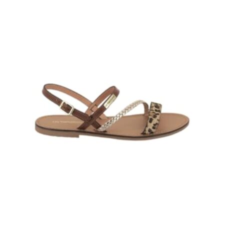 LES TROPEZIENNES PAR M. BELARBI Femme BATRESSE Chaussures Ville Sandale, Leopard Multi, 38 EU